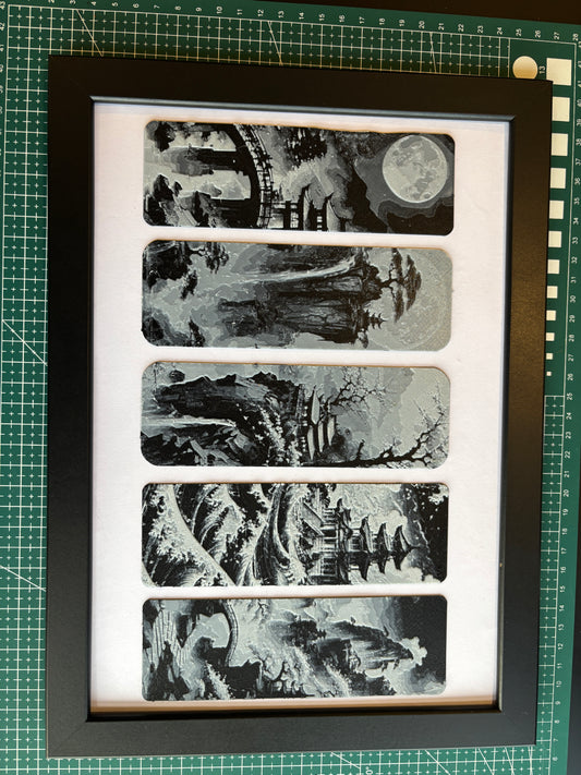3D Printed Japanese Scenery Bookmark Frame (with IKEA Frame)