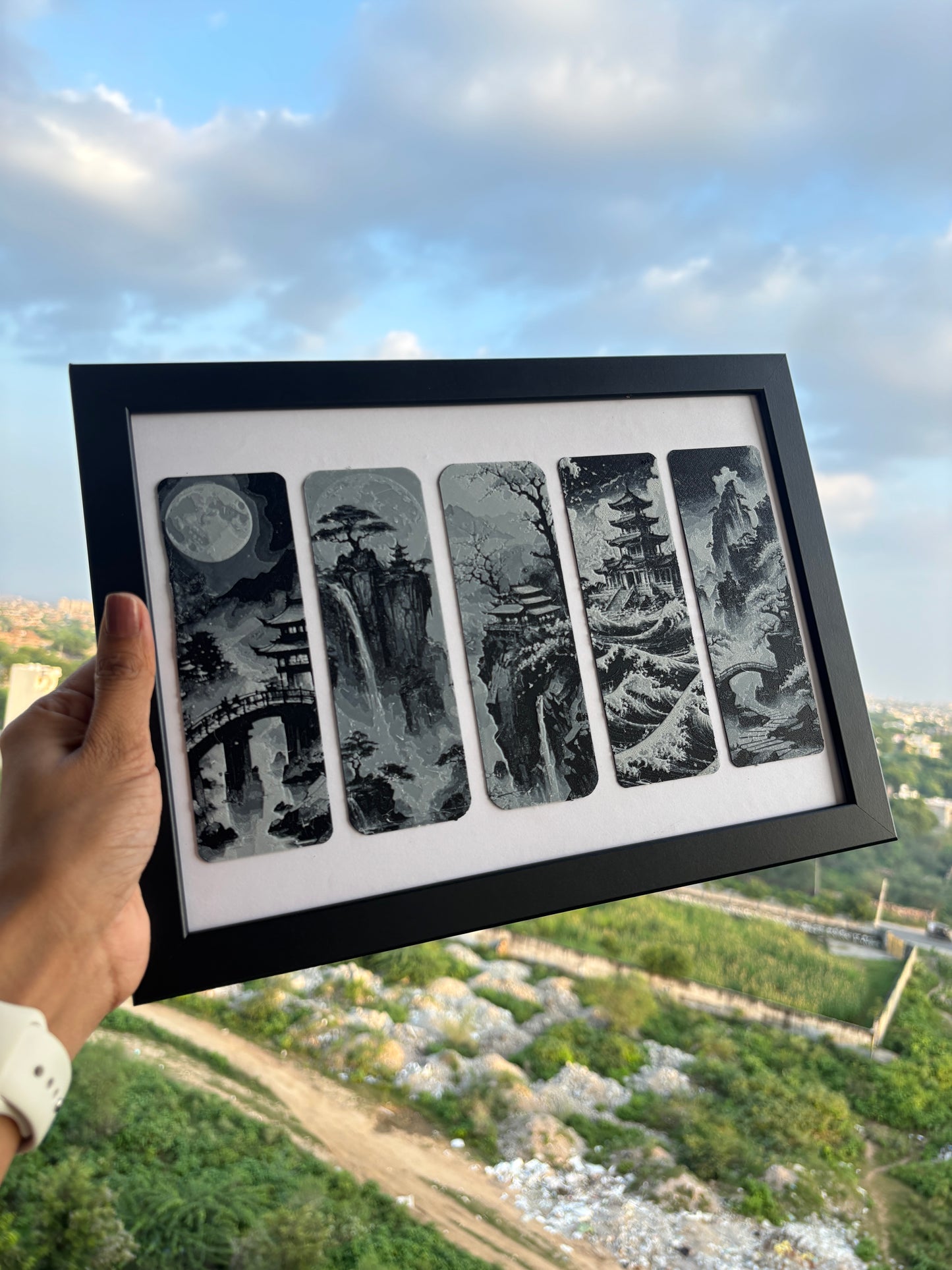 3D Printed Japanese Scenery Bookmark Frame (with IKEA Frame)